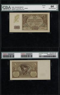 10 złotych 1.03.1940, seria L, numeracja 1462627