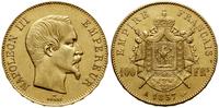 100 franków 1857 A, Paryż, złoto 32.23 g, ładnie