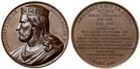 Francja, medal z serii władcy Francji – Dagobert I, 1840