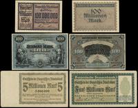 zestaw 3 banknotów, w zestawie: 100 marek 1.01.1