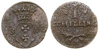 szeląg 1808 M, Gdańsk, korozja na monecie, AKS 2