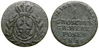 1 grosz 1816 B, Wrocław, zielonkawa patyna, rysy