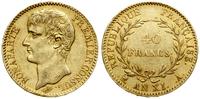 40 franków AN XI (1803), Paryż, złoto 12.87 g, ł