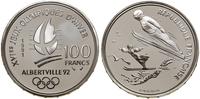 100 franków 1991, Paryż, XVI Zimowe Igrzyska Oli