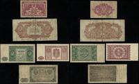 zestaw 8 banknotów, w zestawie: 50 groszy 1944, 
