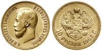 10 rubli 1902 (А•Р), Petersburg, złoto, 8.57 g, 