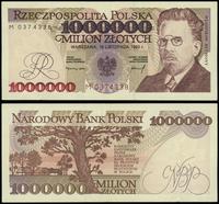 1.000.000 złotych 16.10.1993, seria M, numeracja