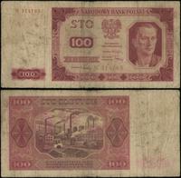 100 złotych 1.07.1948, seria N, numeracja 314765
