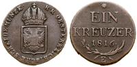 1 krajcar 1816 E, Karlsburg, rzadki, Herinek 108