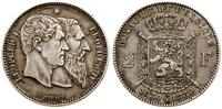 2 franki 1880, Belgia, jubileusz 50-lecia króles