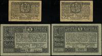 Galicja, zestaw bonów: 20 halerzy i 1 korona, 1919–1920