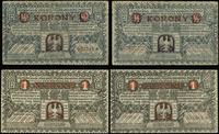Galicja, zestaw: bon na 1/2 korony i 1 koronę, 1919