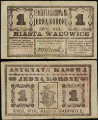 bon na 1 koronę 1919, liczne złamania, Podczaski