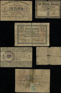 zestaw 3 bonów, w zestawie: 50 fenigów 1917 (pow