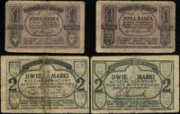 Wielkopolska, bon na 1 markę i 2 marki, ważne od 29.11.1919 do 1.10.1920