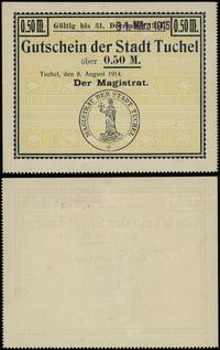 bon na 1/2 marki ważny od 8.08.1914 do 31.03.191