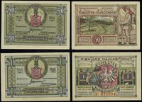 Śląsk, zestaw: bon na 50 fenigów i 1 markę, ważne do 1.10.1923