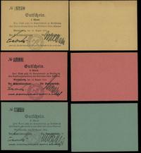 Śląsk, zestaw 3 bonów, ważne od 12.08.1914 do 31.12.1914