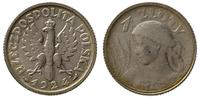 1 złoty 1924, Paryż, Kobieta z kłosami "róg i po