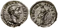 denar 166–167, Rzym, Aw: Głowa cesarza w prawo, 