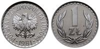 Polska, 1 złoty, 1981