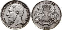 5 franków 1896, Bruksela, srebro próby "835" 24.