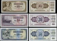 Jugosławia, zestaw 6 banknotów, 1968–1986