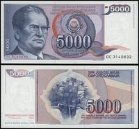 5.000 dinarów 1.05.1985, seria DC, numeracja 314