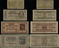 zestaw 6 banknotów 10.03.1942, nominały: 1, 5, 1