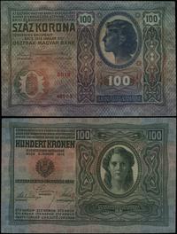 100 koron 2.01.1912, seria 2019 / 46763, złamane