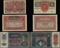 Austria, zestaw 5 banknotów