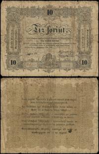 10 forintów 1.09.1848, seria EF, numeracja 44 / 