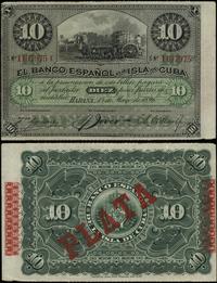 Kuba, 10 pesos srebrem, 15.05.1896