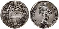giulio 1717 (rok XVII), Rzym, srebro, 3.00 g, pi