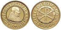 100.000 lirów 2001 R, Rzym, złoto próby 917, 15.