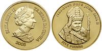 5 funtów 2005, Jan Paweł II (1920–2005), złoto p