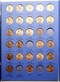 Stany Zjednoczone Ameryki (USA), zestaw 86 x 1 cent, 1941–1976
