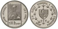 10 dinarów 1991, Unia celna, ECU, srebro "925" 3