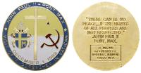 medal pamiątkowy 1989, Roselle, Aw: Flaga Watyka