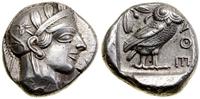 tetradrachma ok. 454–404 pne, Ateny, Aw: Głowa A