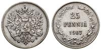 Finlandia, 25 penniä, 1907 L
