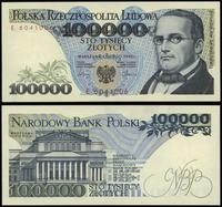 100.000 złotych 1.02.1990, seria E, numeracja 60