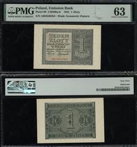 1 złoty 1.08.1941, seria AB, numeracja 4550564, 