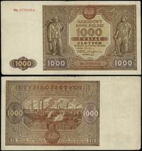1.000 złotych 15.01.1946, seria zastępcza Wb, nu
