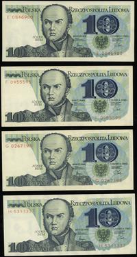 Polska, zestaw banknotów o nominale 10 złotych, 1.06.1982