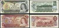 Kanada, zestaw: 1 dolar 1973 i 2 dolary 1974