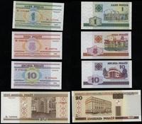 Białoruś, zestaw 11 banknotów, 2000