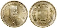 5 franków 1967 B, Berno, pięknie zachowane, HMZ 