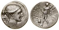 denar 108–107 pne, Rzym, Aw: Popiersie uskrzydlo