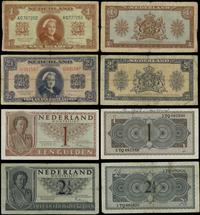 Niderlandy, zestaw 4 banknotów niderlandzkich